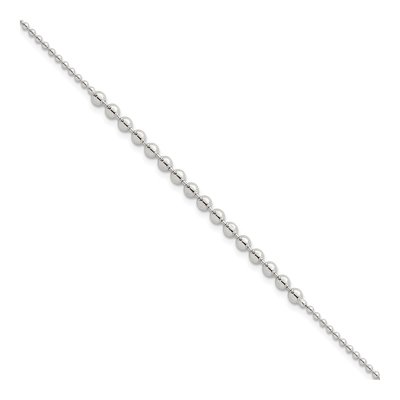 Sterling Silver Beaded Bracelet