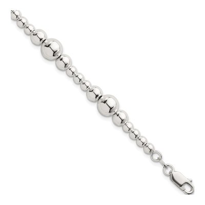 Sterling Silver Beaded Bracelet