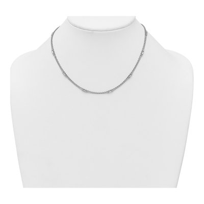 Sterling Silver 2-Strand Cable Necklace – view 4