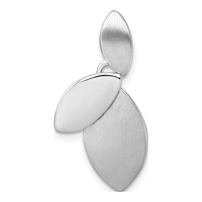 Sterling Silver Leaf Slide Pendant