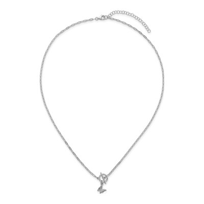 Sterling Silver Butterfly Paperclip Necklace – view 5