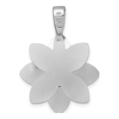 Sterling Silver Flower Pendant – view 4