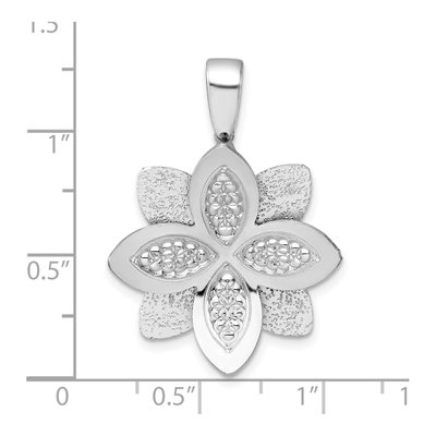 Sterling Silver Flower Pendant – view 5