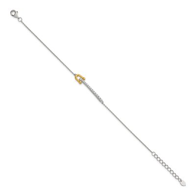 Sterling Silver CZ Bracelet – view 3
