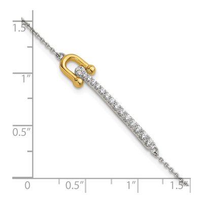 Sterling Silver CZ Bracelet – view 6