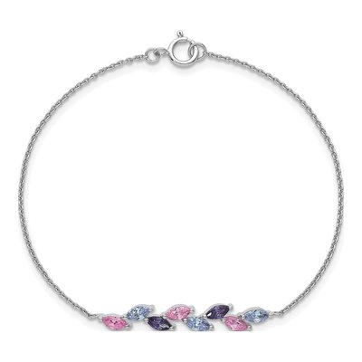 Sterling Silver CZ Bracelet – view 5