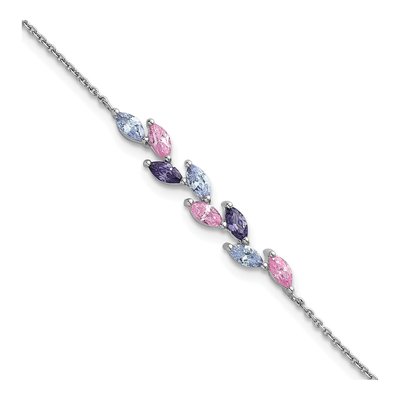 Sterling Silver CZ Bracelet