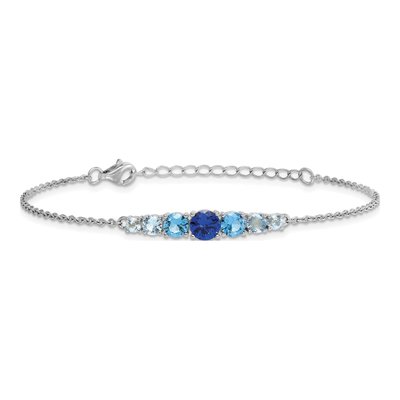 Sterling Silver CZ Bracelet – view 4