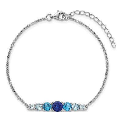 Sterling Silver CZ Bracelet – view 5