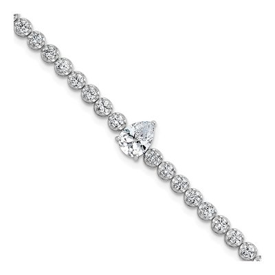 Sterling Silver CZ Tennis Bracelet