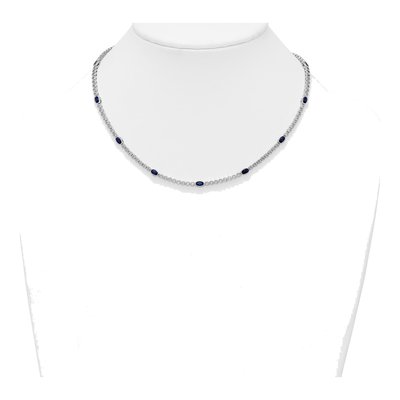 Sterling Silver CZ Necklace – view 4