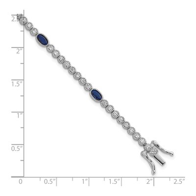 Sterling Silver CZ Bracelet – view 6