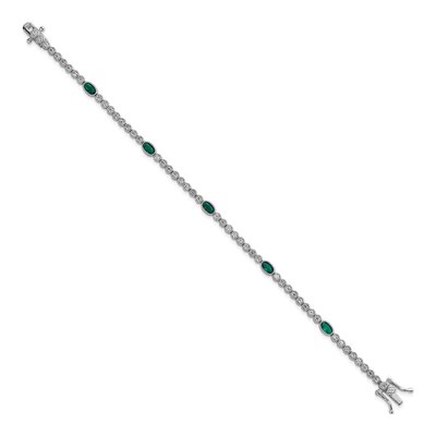 Sterling Silver CZ Bracelet – view 3