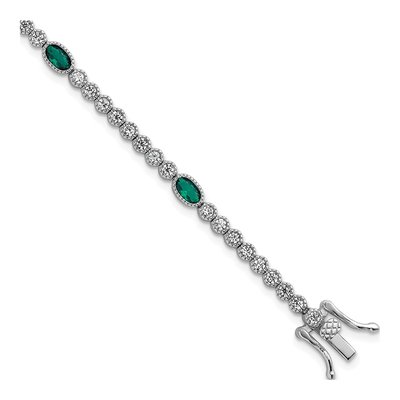 Sterling Silver CZ Bracelet