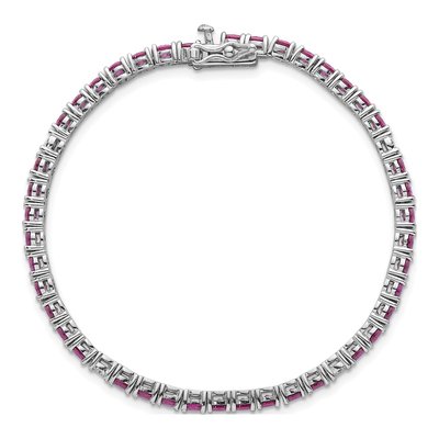Sterling Silver CZ Tennis Bracelet – view 5