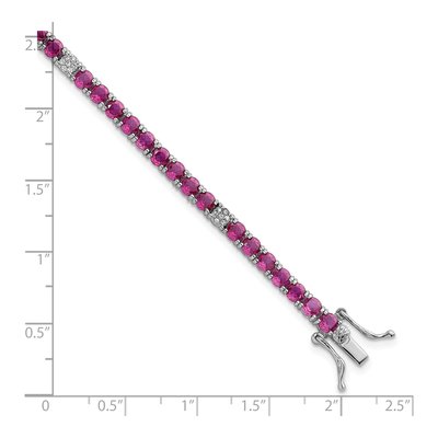 Sterling Silver CZ Tennis Bracelet – view 7