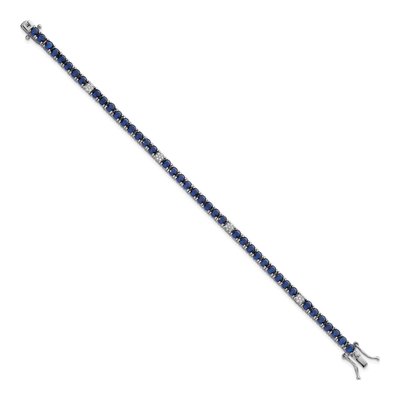 Sterling Silver CZ Bracelet – view 3