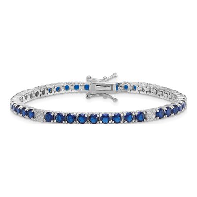Sterling Silver CZ Bracelet – view 4