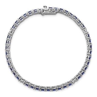 Sterling Silver CZ Bracelet – view 5
