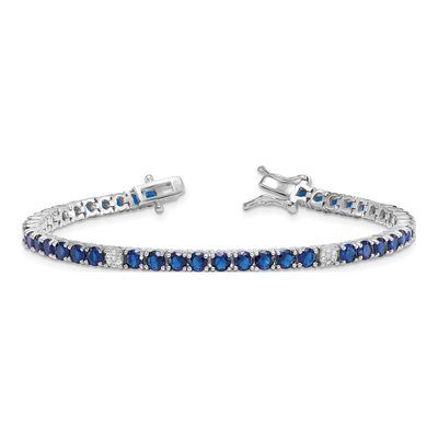 Sterling Silver CZ Bracelet – view 6
