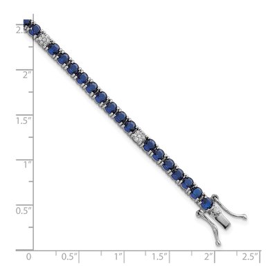 Sterling Silver CZ Bracelet – view 7