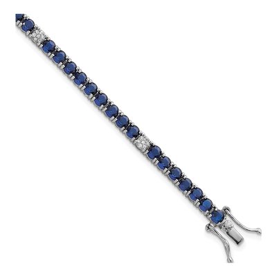 Sterling Silver CZ Bracelet