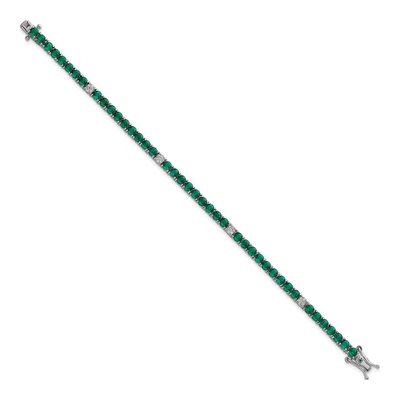 Sterling Silver CZ Bracelet – view 3