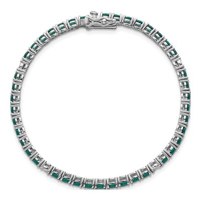 Sterling Silver CZ Bracelet – view 5