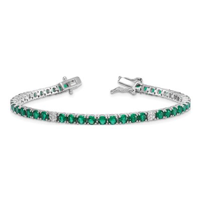 Sterling Silver CZ Bracelet – view 6