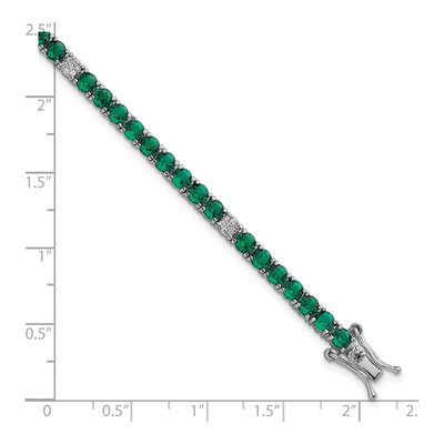 Sterling Silver CZ Bracelet – view 7