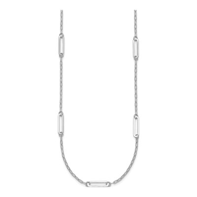 Sterling Silver 1.9mm Paperclip Chain – view 3