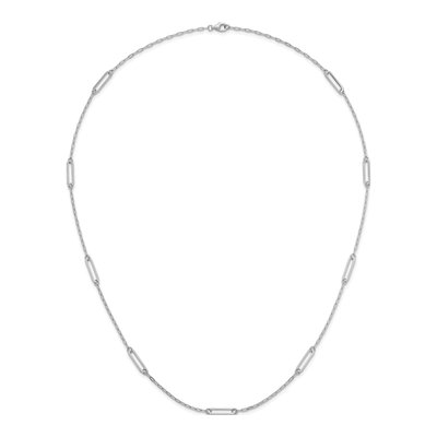 Sterling Silver 1.9mm Paperclip Chain – view 5