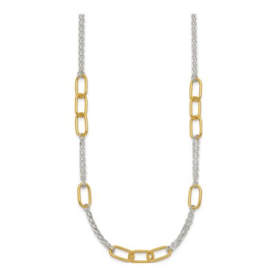 Sterling Silver 1.7mm Fancy Double Link Chain – view 3