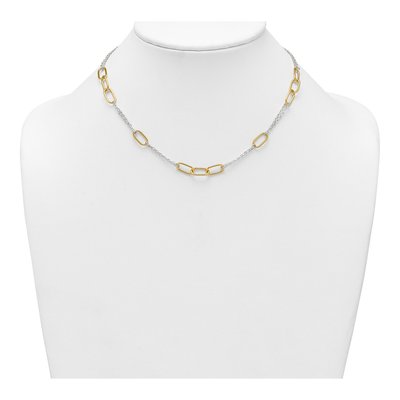 Sterling Silver 1.7mm Fancy Double Link Chain – view 4