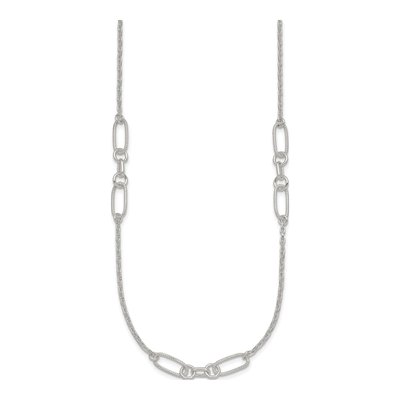 Sterling Silver 1.8mm Fancy Cable Chain – view 3