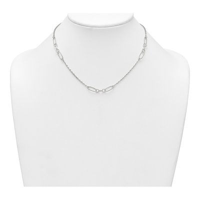 Sterling Silver 1.8mm Fancy Cable Chain – view 4