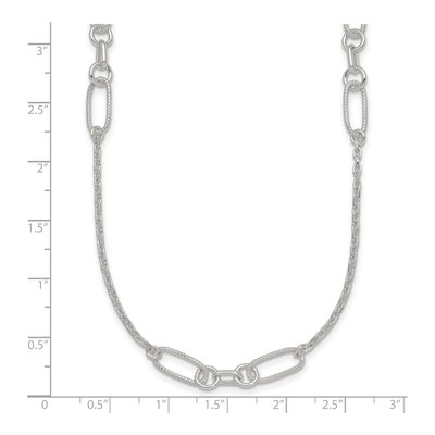 Sterling Silver 1.8mm Fancy Cable Chain – view 6