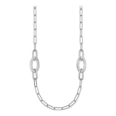 Sterling Silver 6.5mm Oval Paperclip Chain – view 3