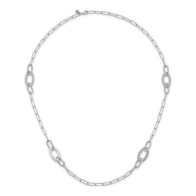 Sterling Silver 6.5mm Oval Paperclip Chain – view 5