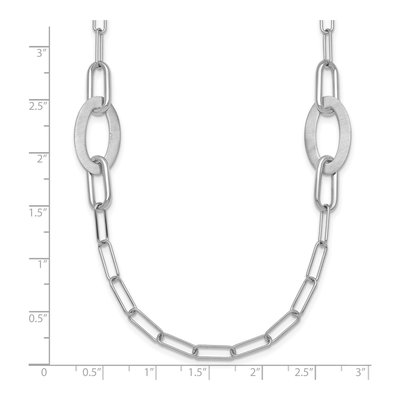 Sterling Silver 6.5mm Oval Paperclip Chain – view 6