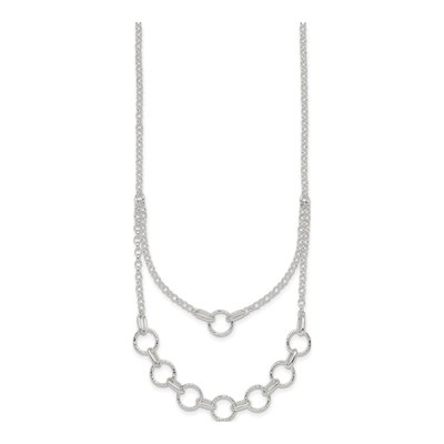 Sterling Silver 2.4mm Multi-Strand Circles Cable Chain – view 3