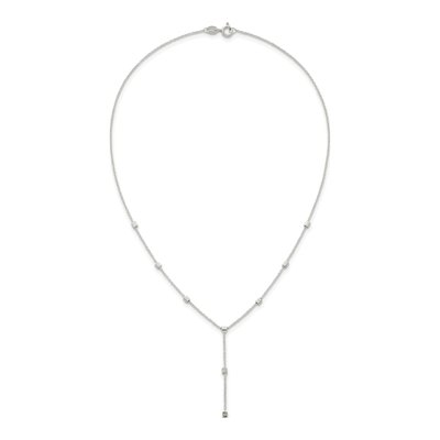 Sterling Silver 1.2mm Cube Lariat Cable Chain – view 5