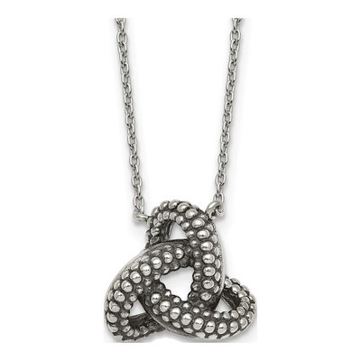 Sterling Silver Trinity Pendant Necklace