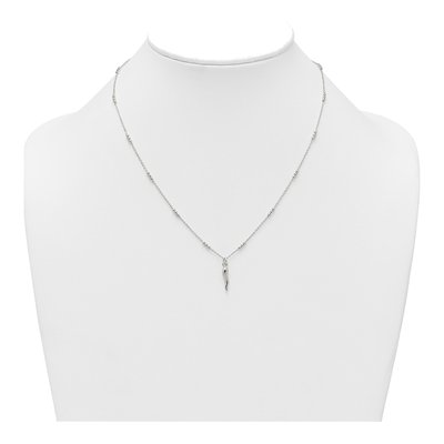 Sterling Silver Horn Necklace – view 4