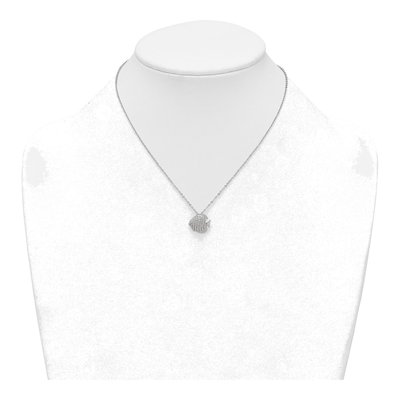 Sterling Silver CZ Fish Necklace – view 4