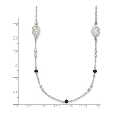 Sterling Silver Miraculous Medal Necklace – view 6