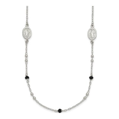 Sterling Silver Miraculous Medal Necklace
