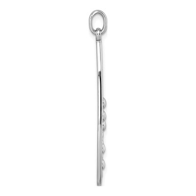 Sterling Silver Oval Bubbles Pendant – view 3