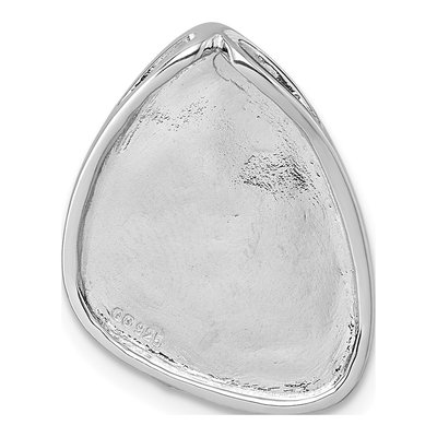 Sterling Silver Abstract Slide Pendant – view 4