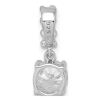 Sterling Silver CZ Slide Pendant – view 4